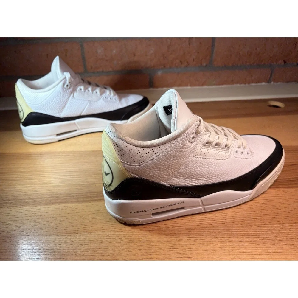 Size 10.5 - Jordan 3 Retro SP x Fragment Design Mid White DA3595-100 Pre-owned